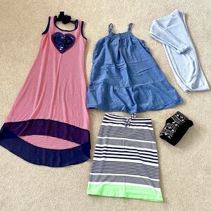 Bundle of 5 Girl’s Clothing Mostly Size Small 6-8